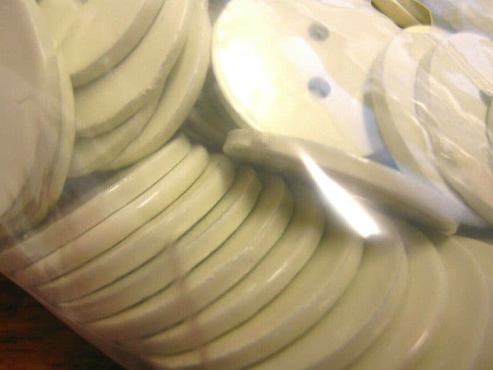 Painted Lead Penny Curtain Weights Sewing workroom 14g sew in hem